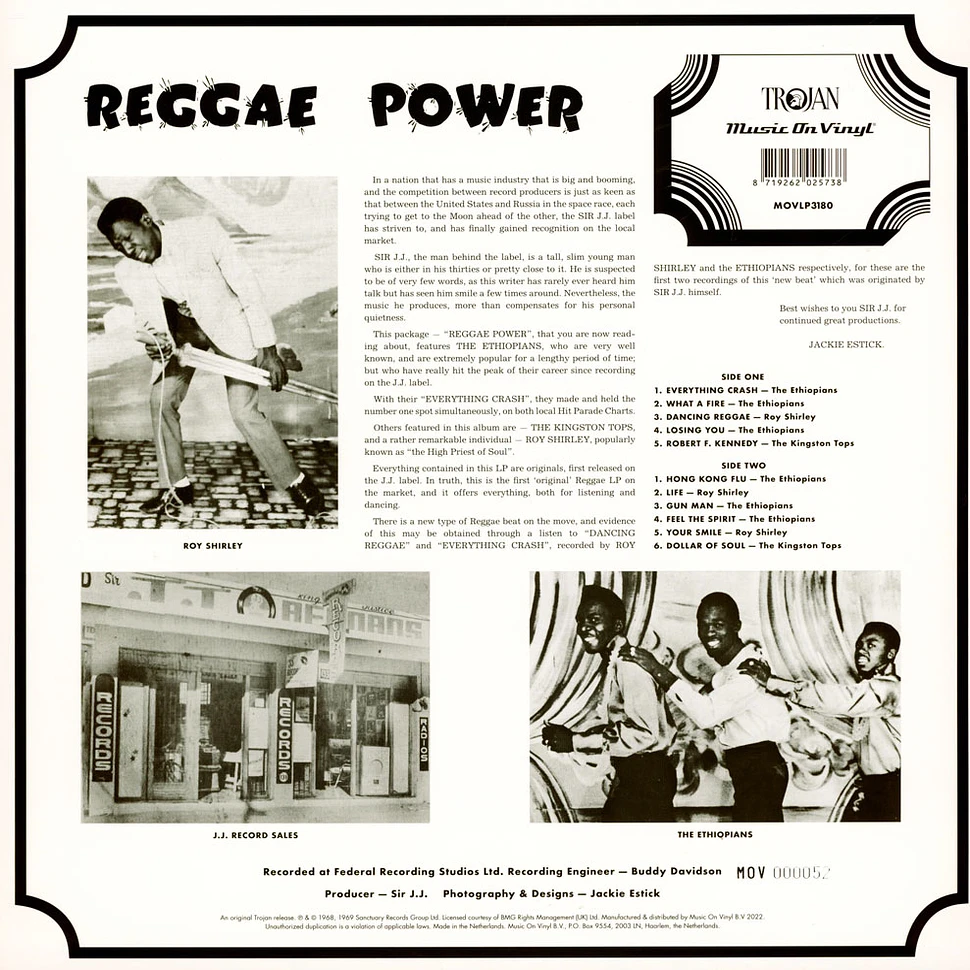 V.A. - Reggae Power Orange Vinyl Edition