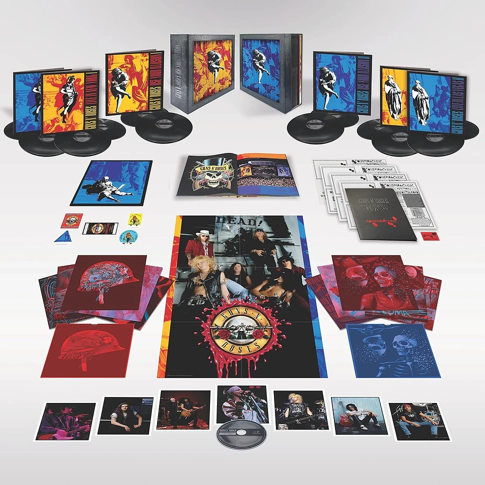 Guns N' Roses - Use Your Illusion I & II Super Deluxe Vinyl + Blu-Ray Box Edition