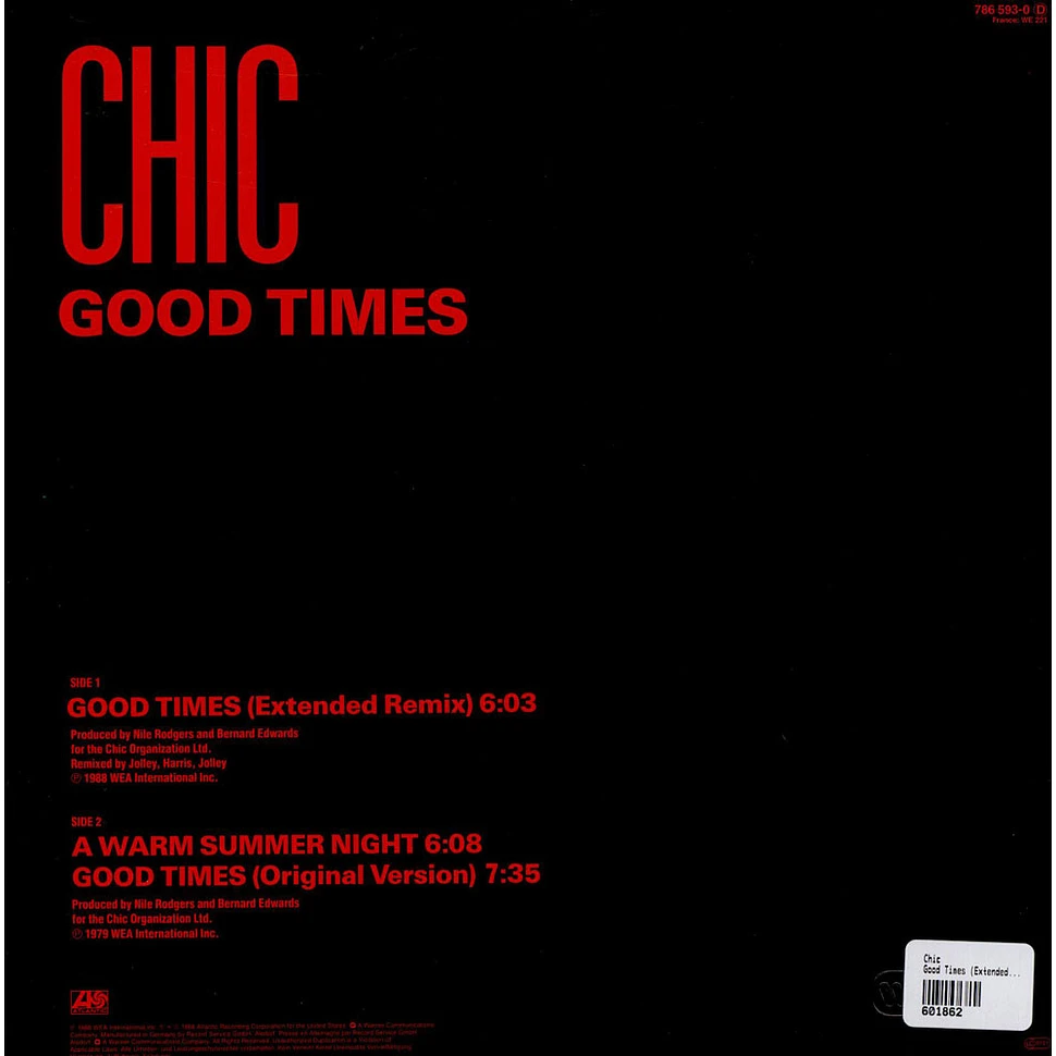 Chic - Good Times (Extended Remix '88)