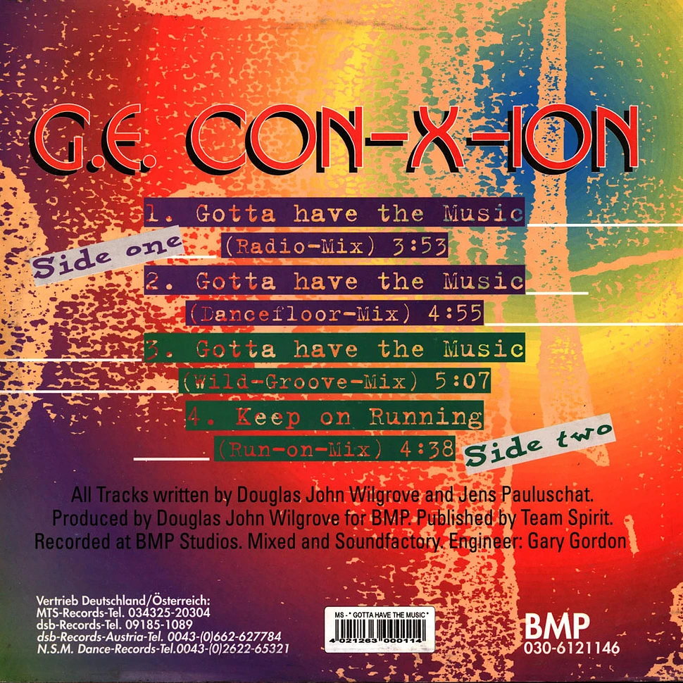 G.E. Con-X-Ion Featuring Samira - Gotta Have The Music