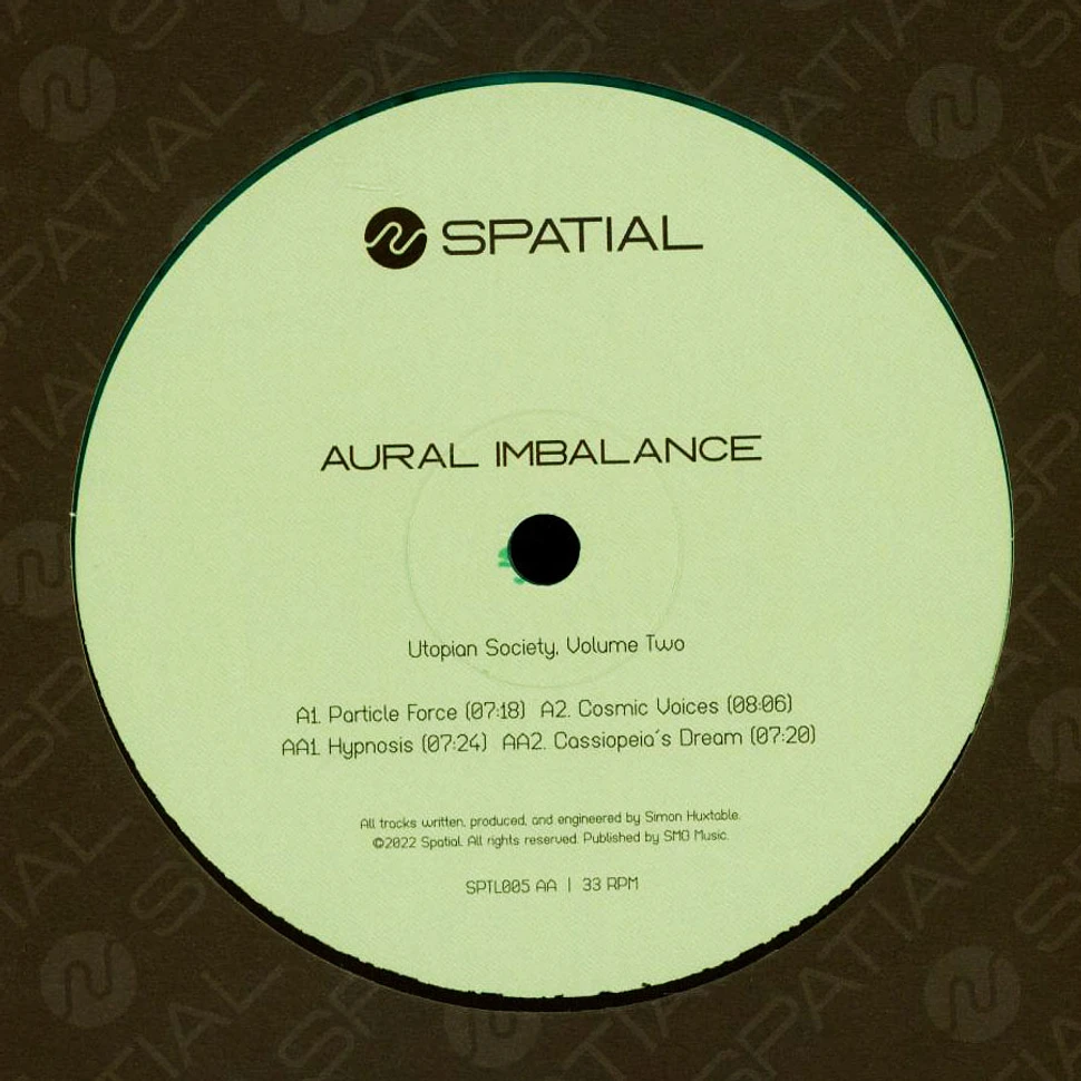 Aural Imbalance - Utopian Society, Volume Two Green Marbled Vinyl Edition