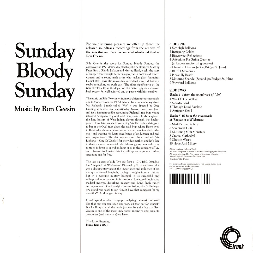 Ron Geesin - OST Sunday Bloody Sunday