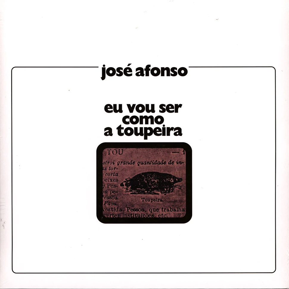 José Afonso - Eu Vou Ser Como A Toupeira