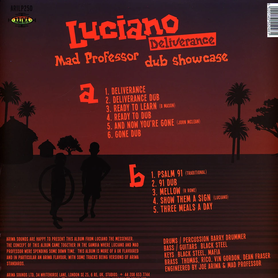 Luciano - Deliverance Mad Professor Dub Showcase