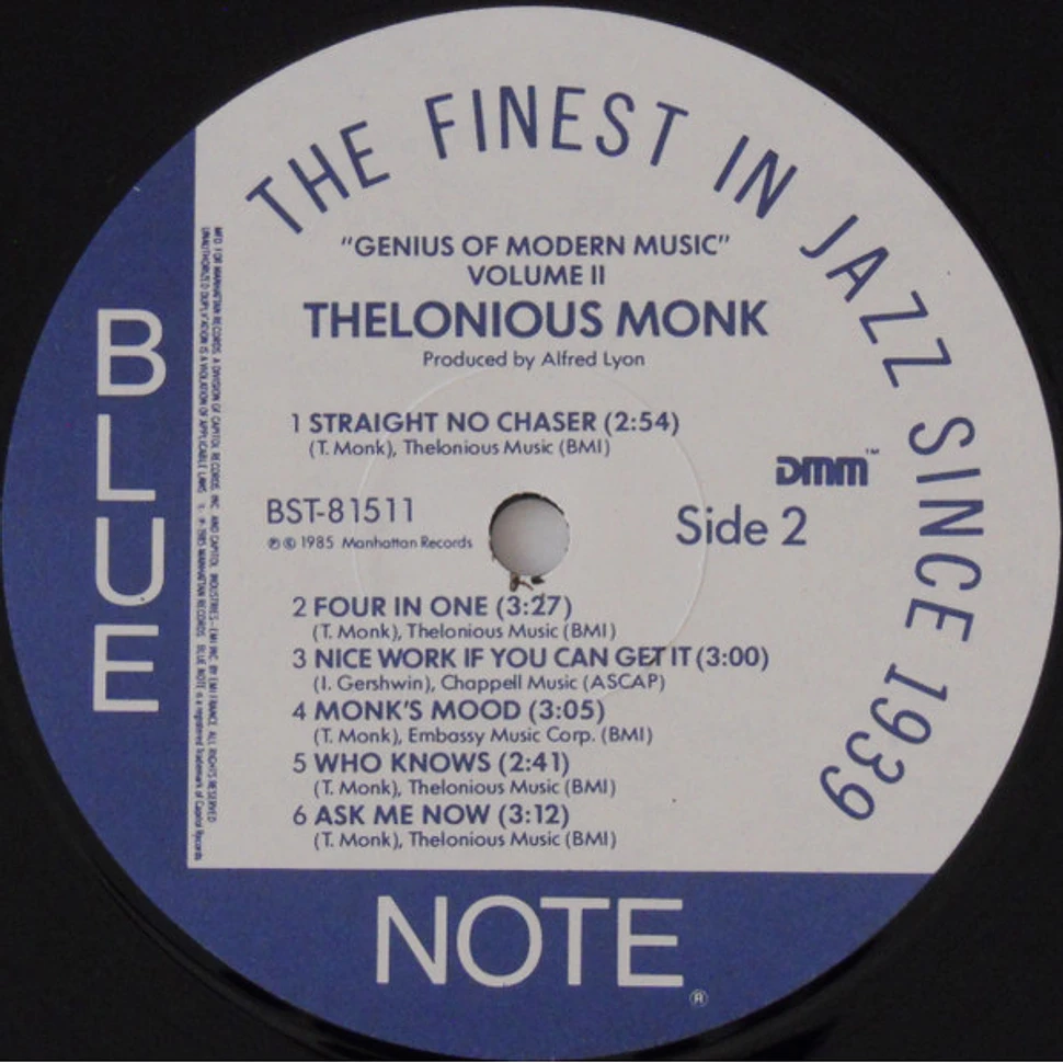 Thelonious Monk - Genius Of Modern Music Volume 2
