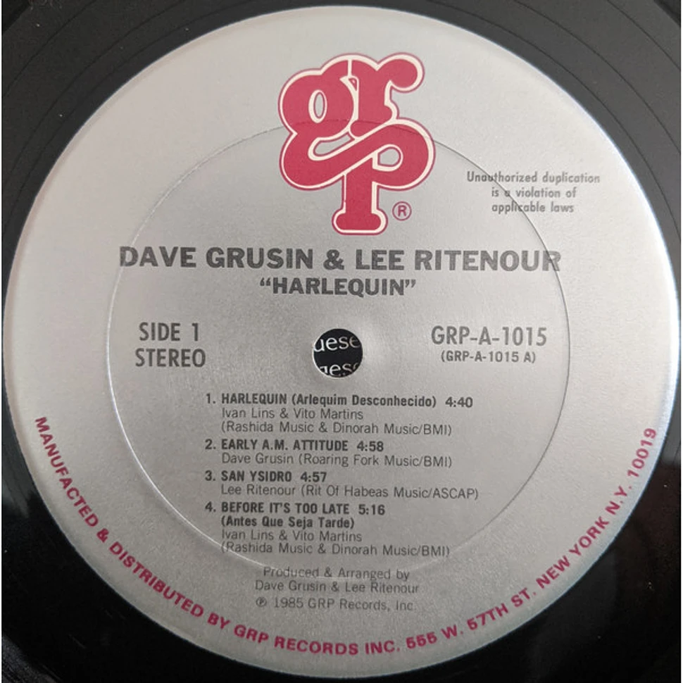 Dave Grusin / Lee Ritenour - Harlequin