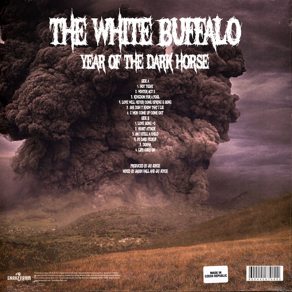 The White Buffalo - Year Of The Dark Horse Opaque Grey