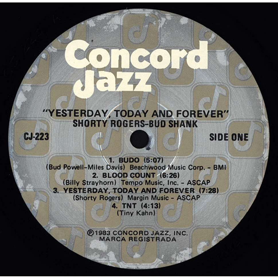 Shorty Rogers / Bud Shank - Yesterday, Today And Forever