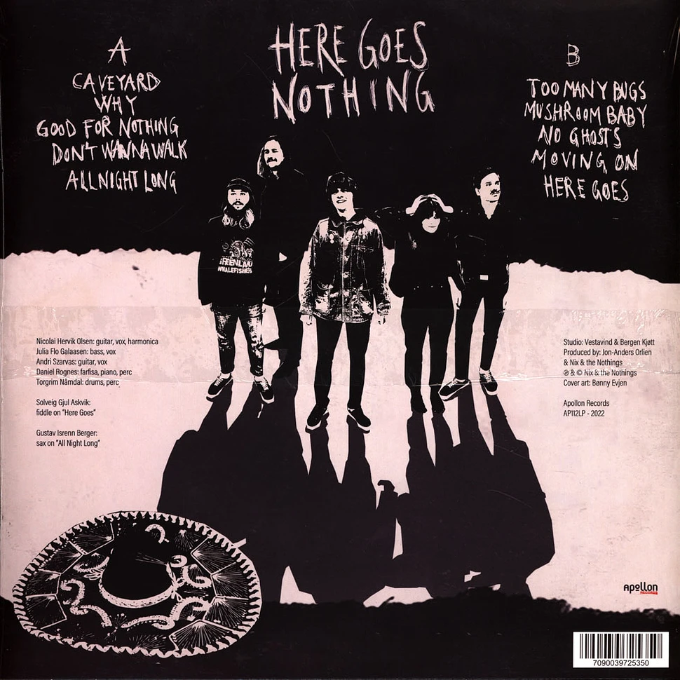Nix & The Nothings - Here Goes Nothing Black Vinyl Edition