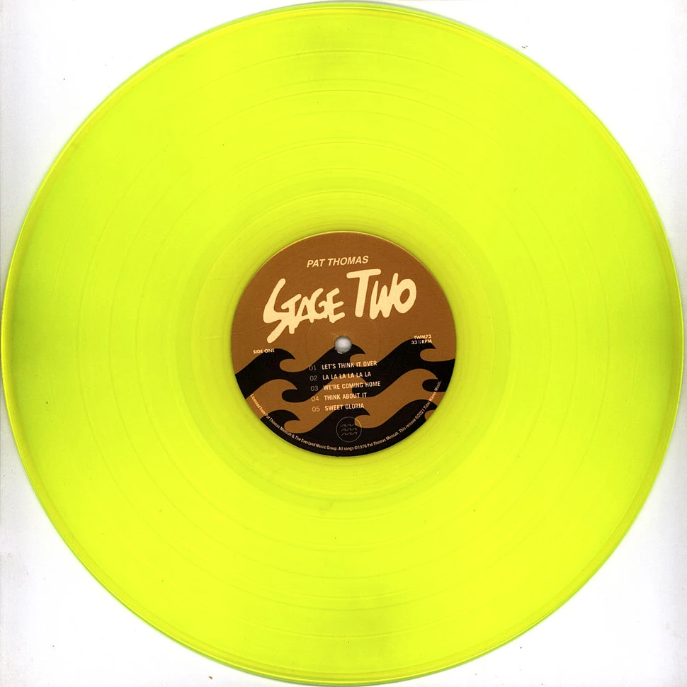 Pat Thomas - Stage Two Yellow Vinyl Edition