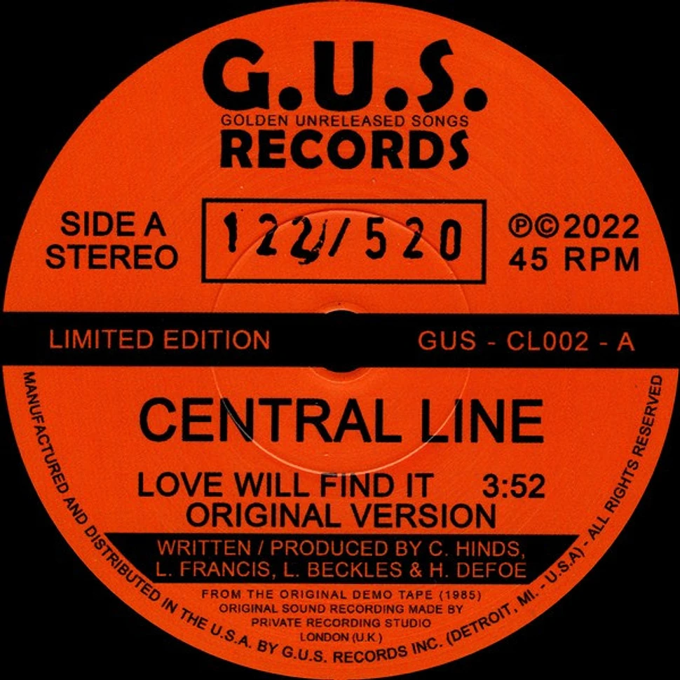 Central Line - Love Will Find It / Do You Remember
