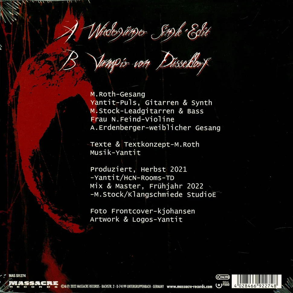 Eisregen - Wiedergänger Red Vinyl Edition
