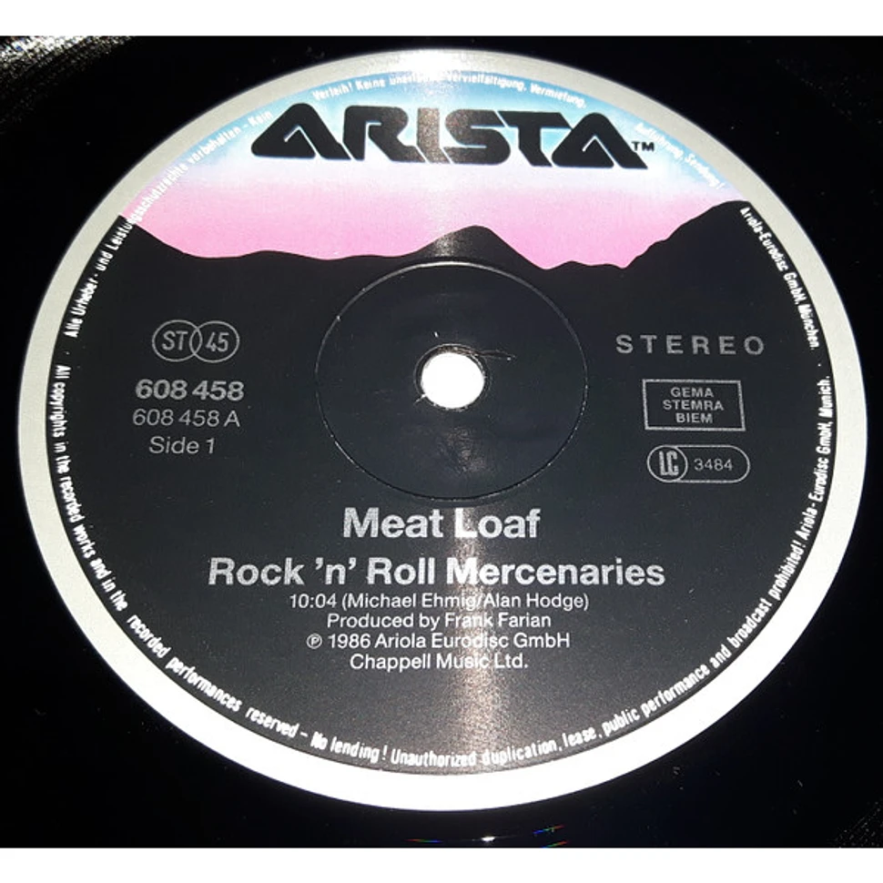 Meat Loaf With John Parr - Rock'n'Roll Mercenaries