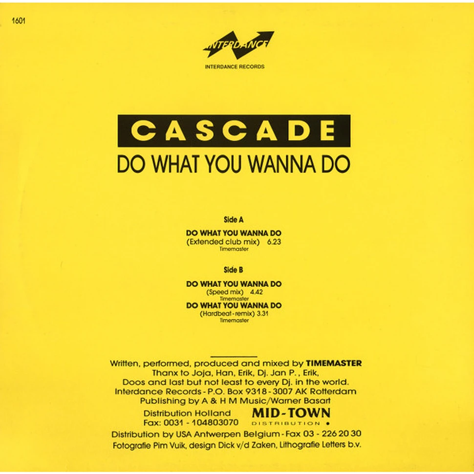 Cascade - Do What You Wanna Do