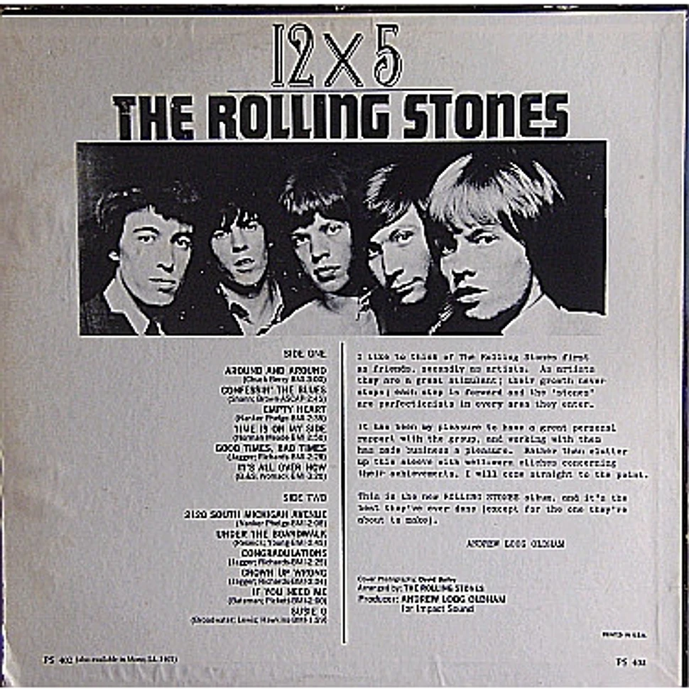 The Rolling Stones - 12 X 5