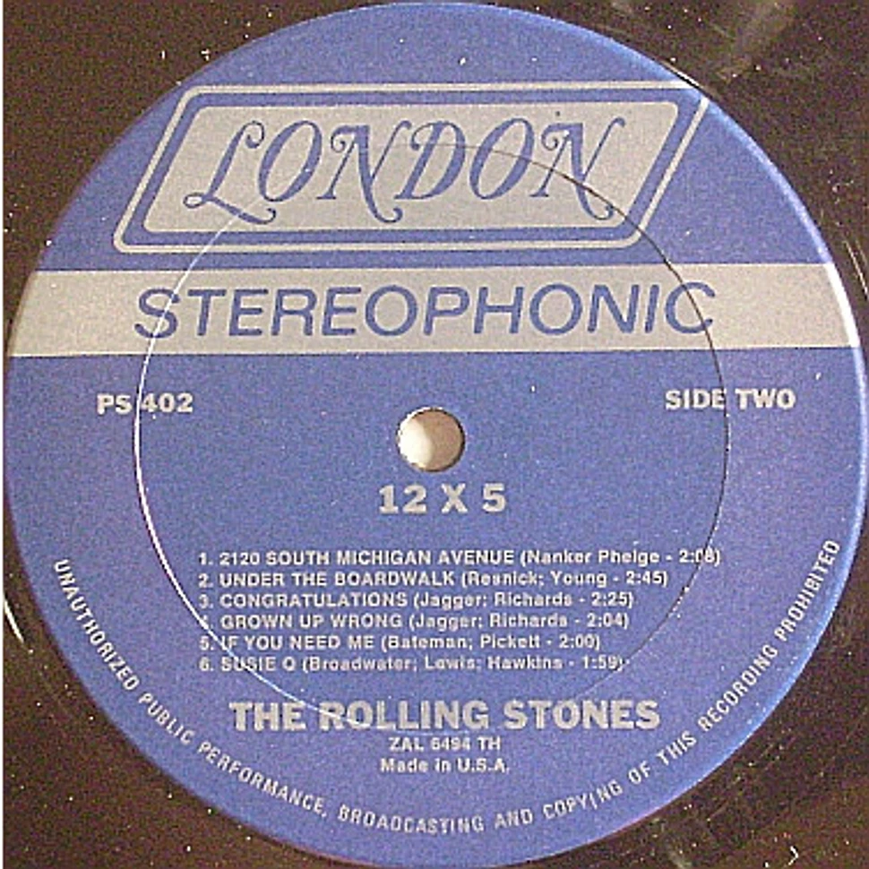 The Rolling Stones - 12 X 5