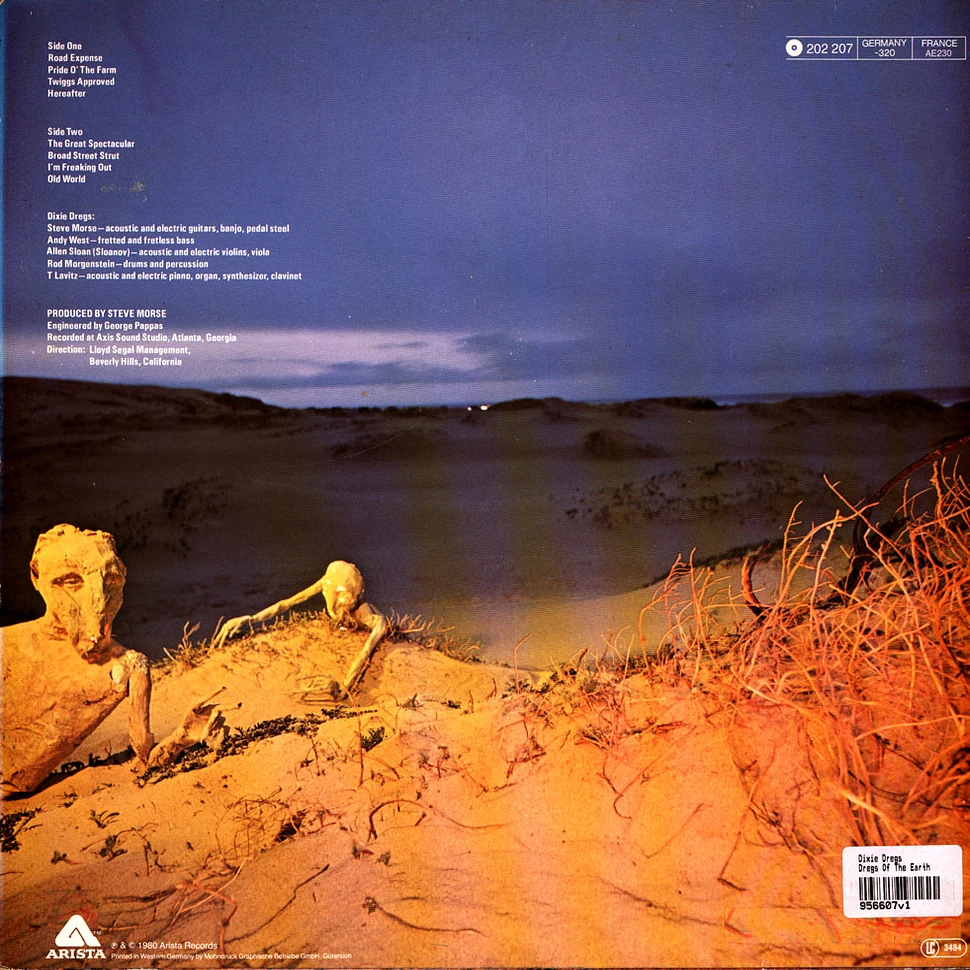 Dixie Dregs Dregs Of The Earth Vinyl LP 1980 NL Original HHV