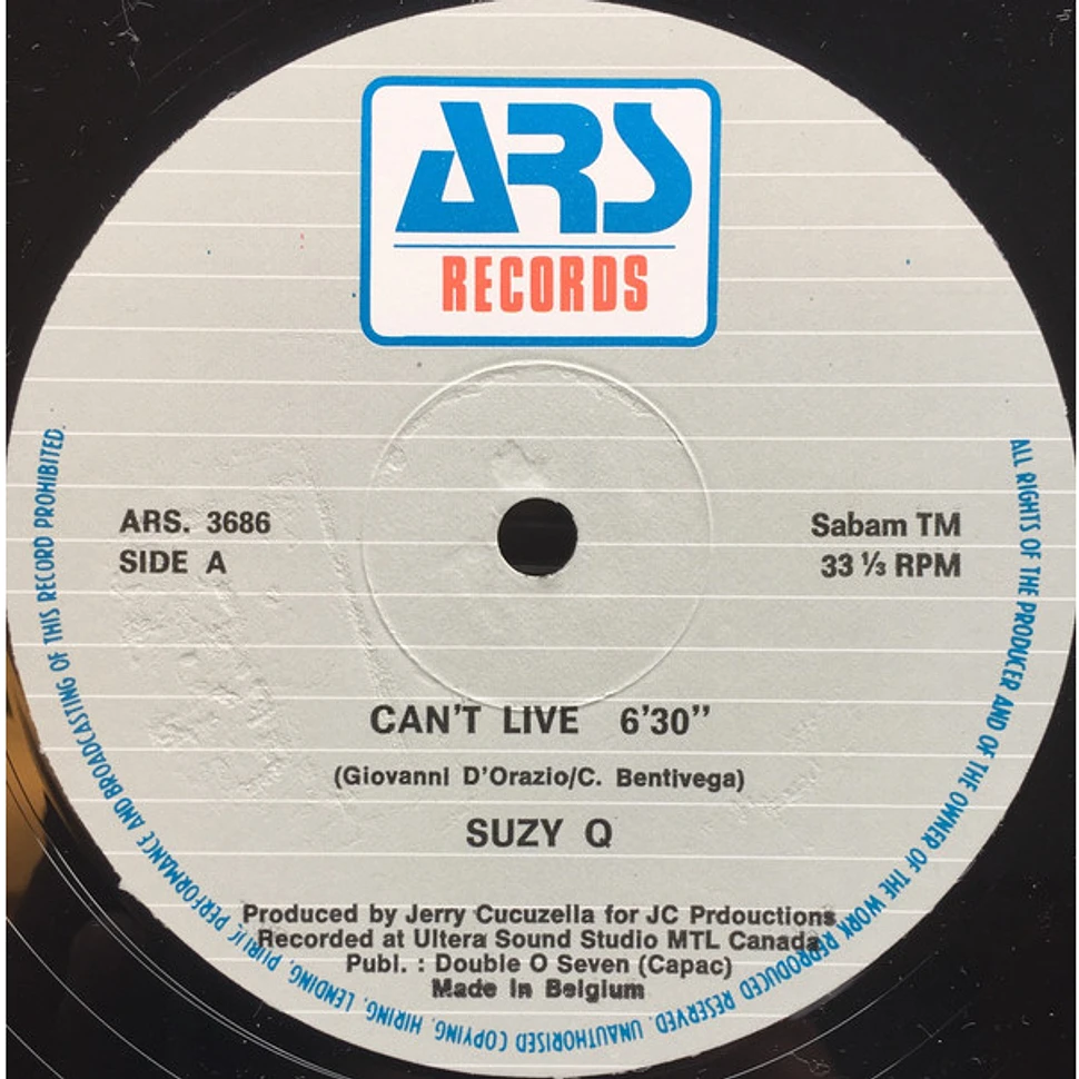 Suzy Q - Can't Live