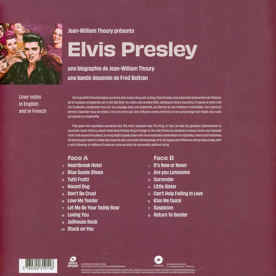 Elvis Presley - Vinyl Story Par Fred Beltran