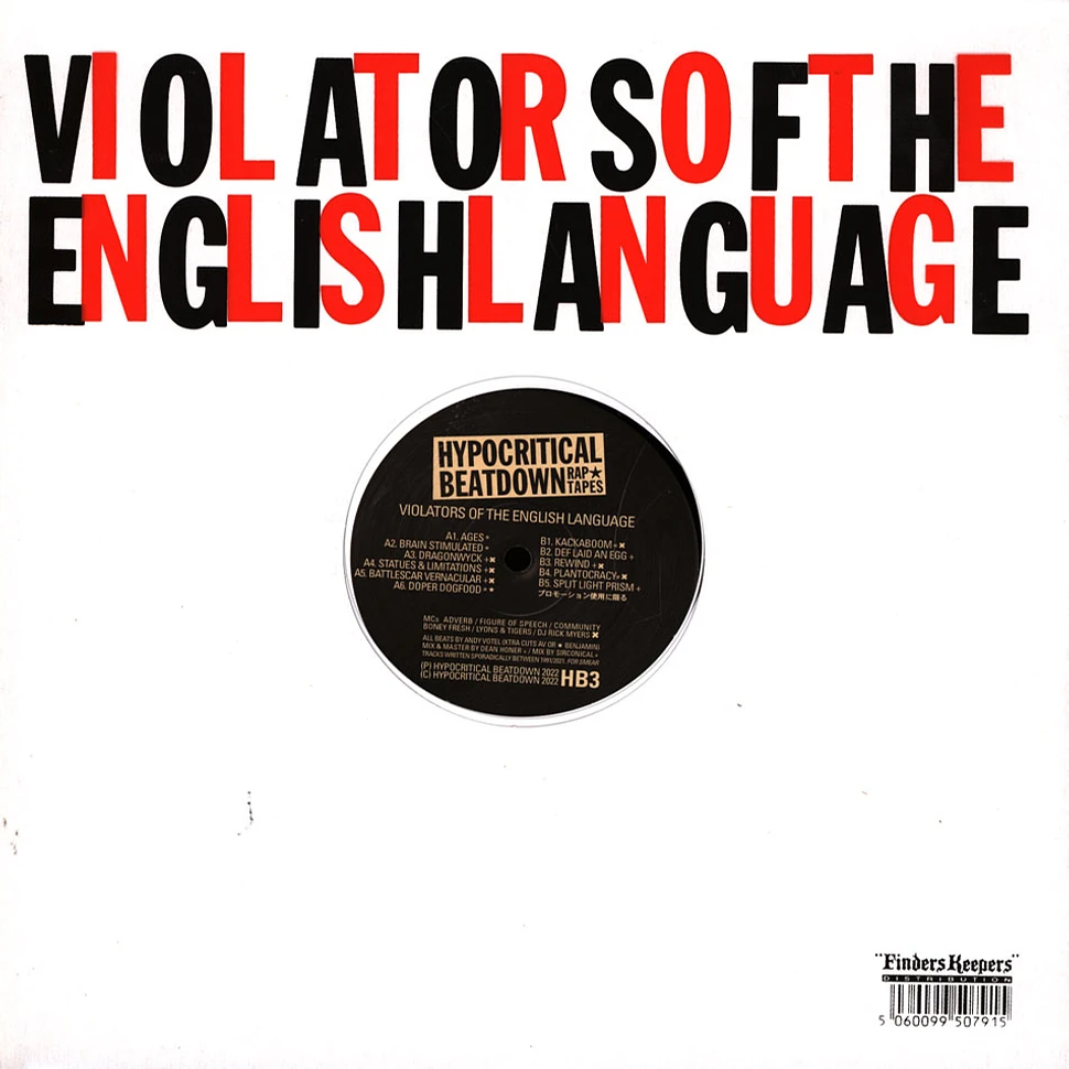Violators Of The English Language - Violators Of The English Language