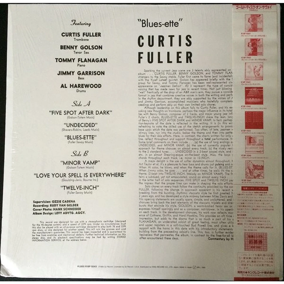 Curtis Fuller's Quintet - Blues-ette
