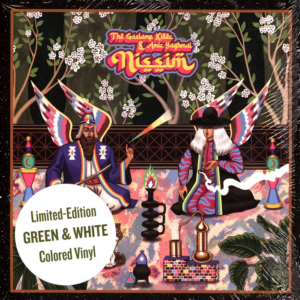 The Gaslamp Killer & Amir Yahgmai - Nissim Emerald Green & White Vinyl Edition
