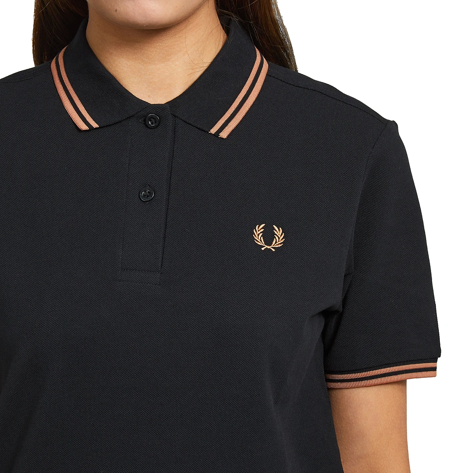 Fred Perry - Twin Tipped Fred Perry Polo Shirt (Black) | HHV
