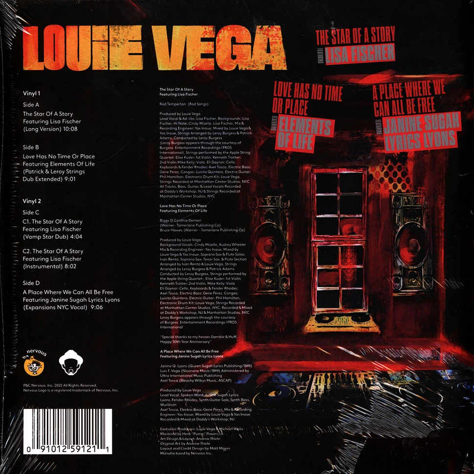 Louie Vega - The Star Of A Story / Love Has No Time Or Place / A Place Where We Can All Be Free