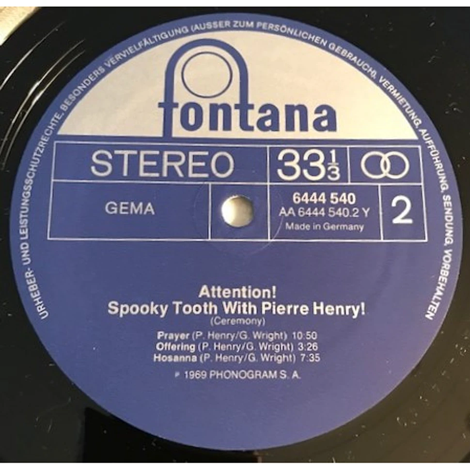 Spooky Tooth With Pierre Henry - Ceremony