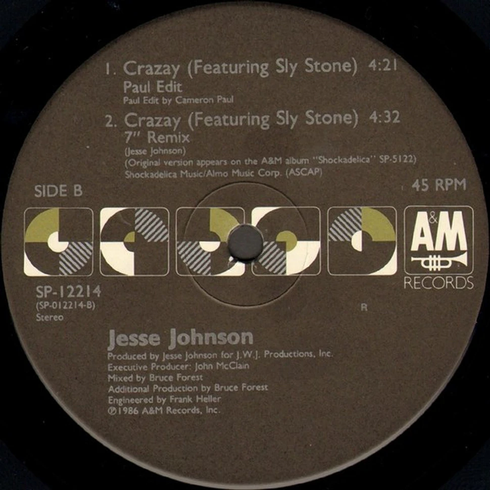 Jesse Johnson Featuring Sly Stone - Crazay (Remix)