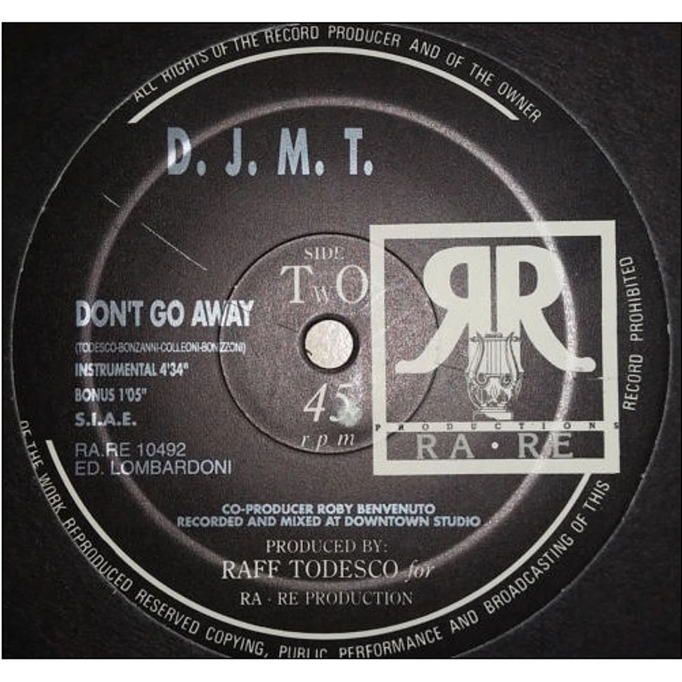 DJ M.T. - Don't Go Away