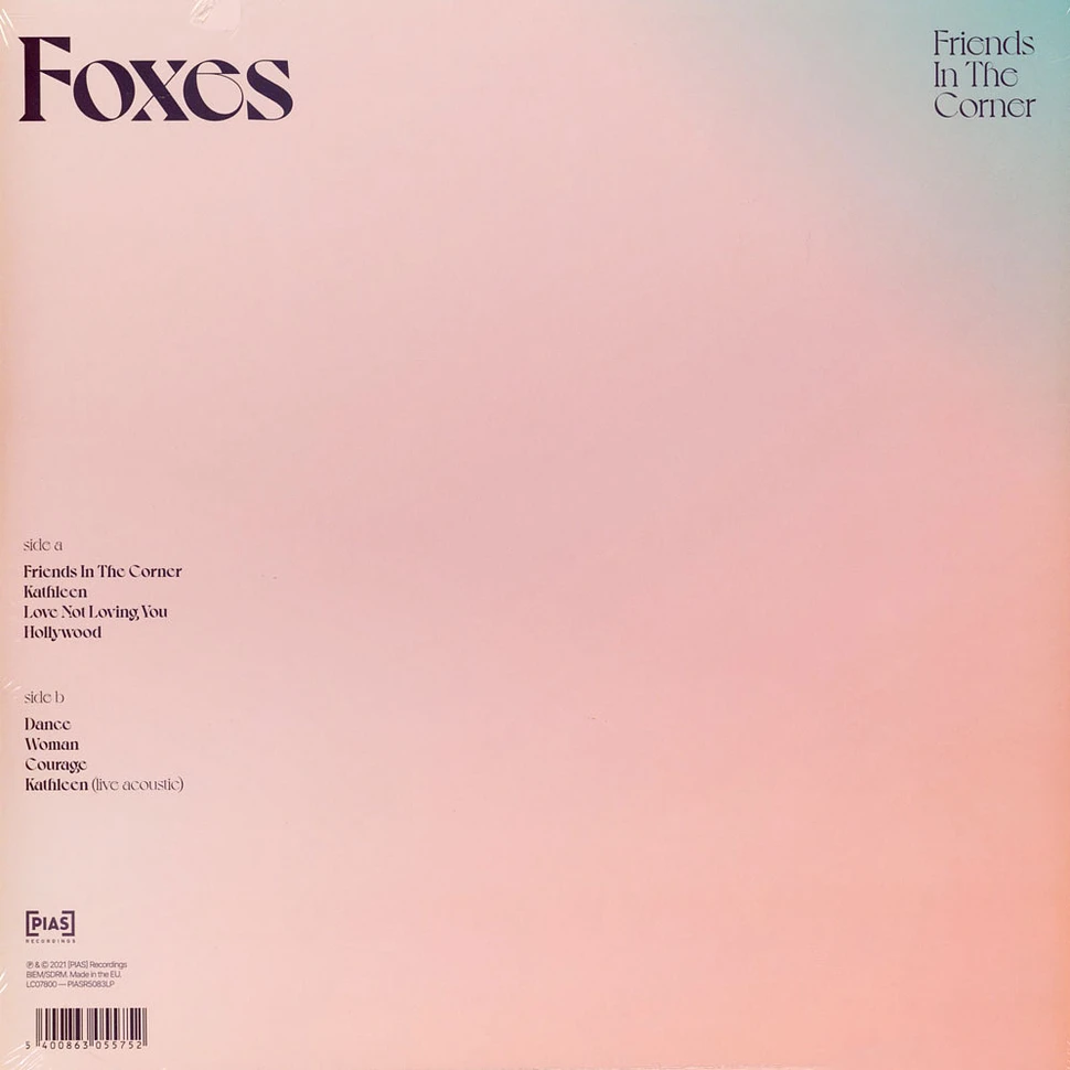Foxes - Friends In The Corner EP