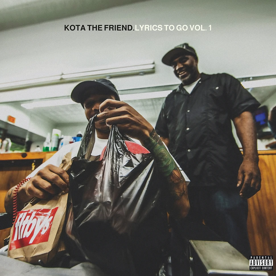 Kota The Friend - Lyrics To Go, Volume 1 Orange / Black Splatter Vinyl Edition