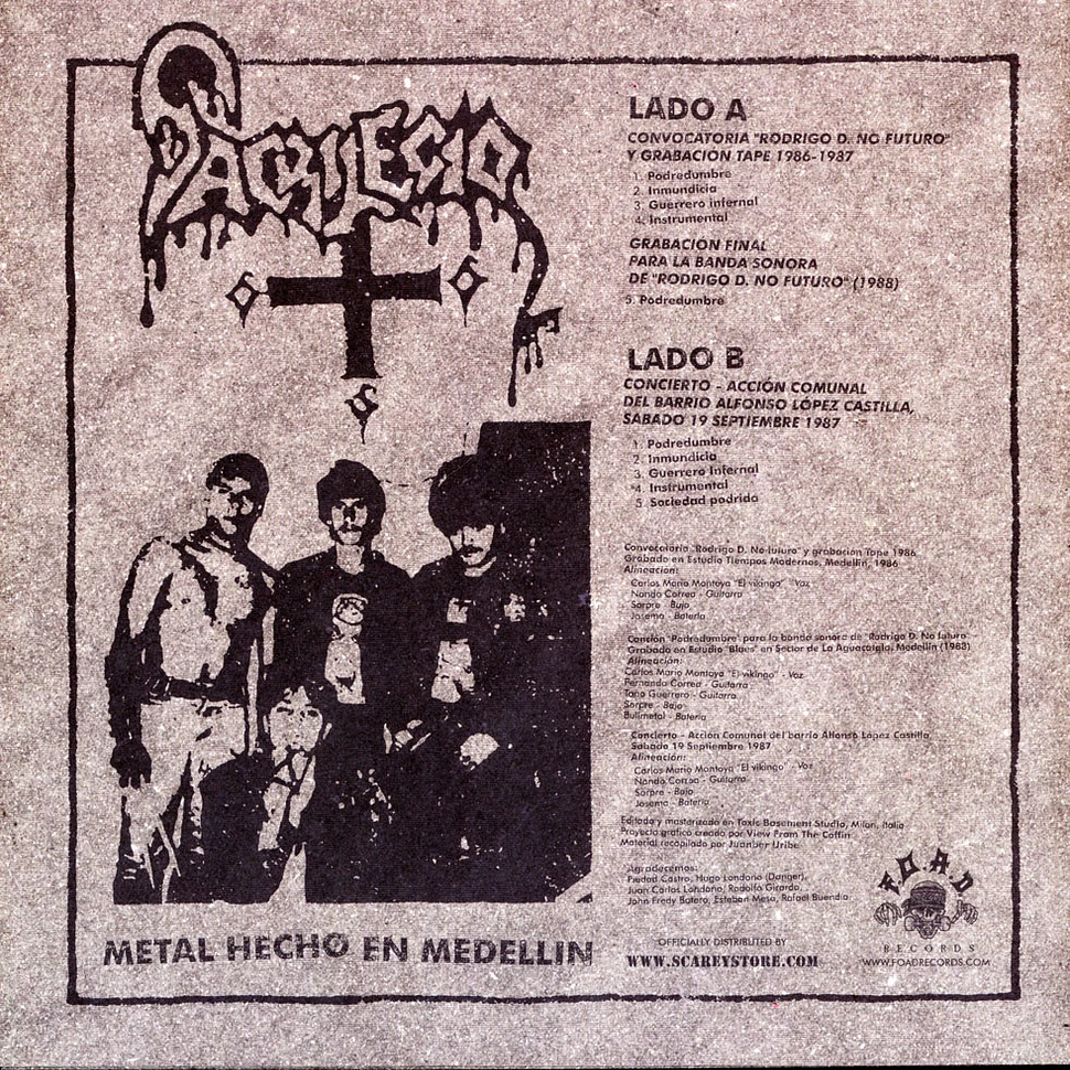 Sacrilegio - Podredumbre 1986-1988
