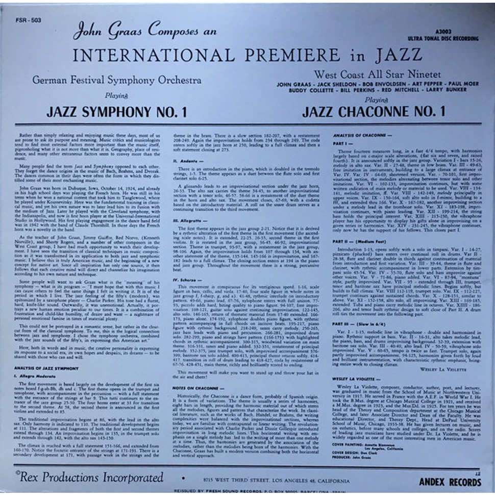 John Graas - International Premiere In Jazz