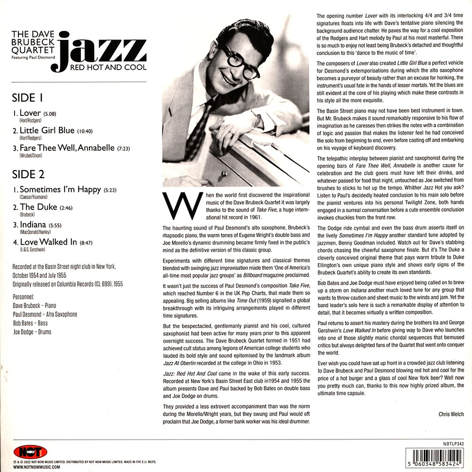 Dave Brubeck - Jazz: Red Hot & Blue