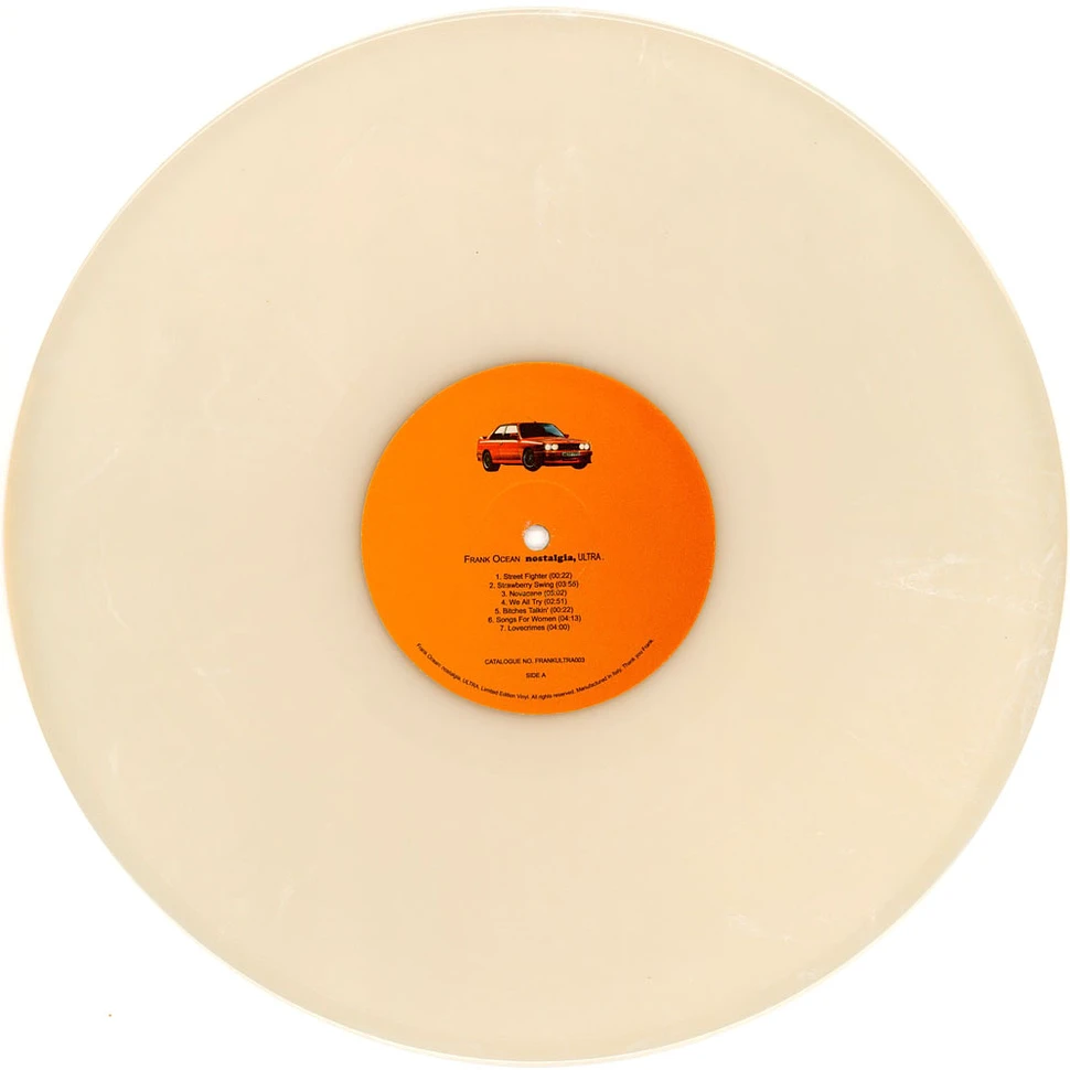 Frank Ocean - Nostalgia, Ultra. White Marbled Vinyl Edition