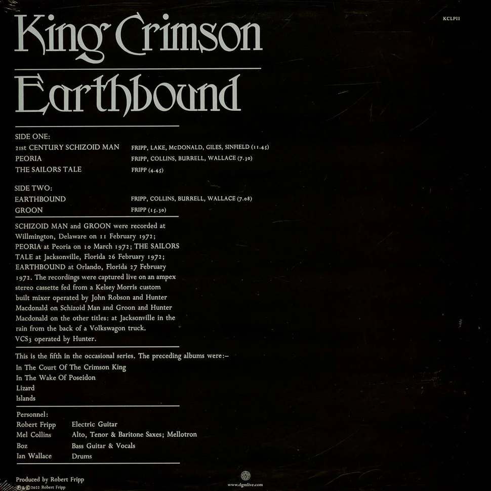 King Crimson - Earthbound 50th Anniversary Edition