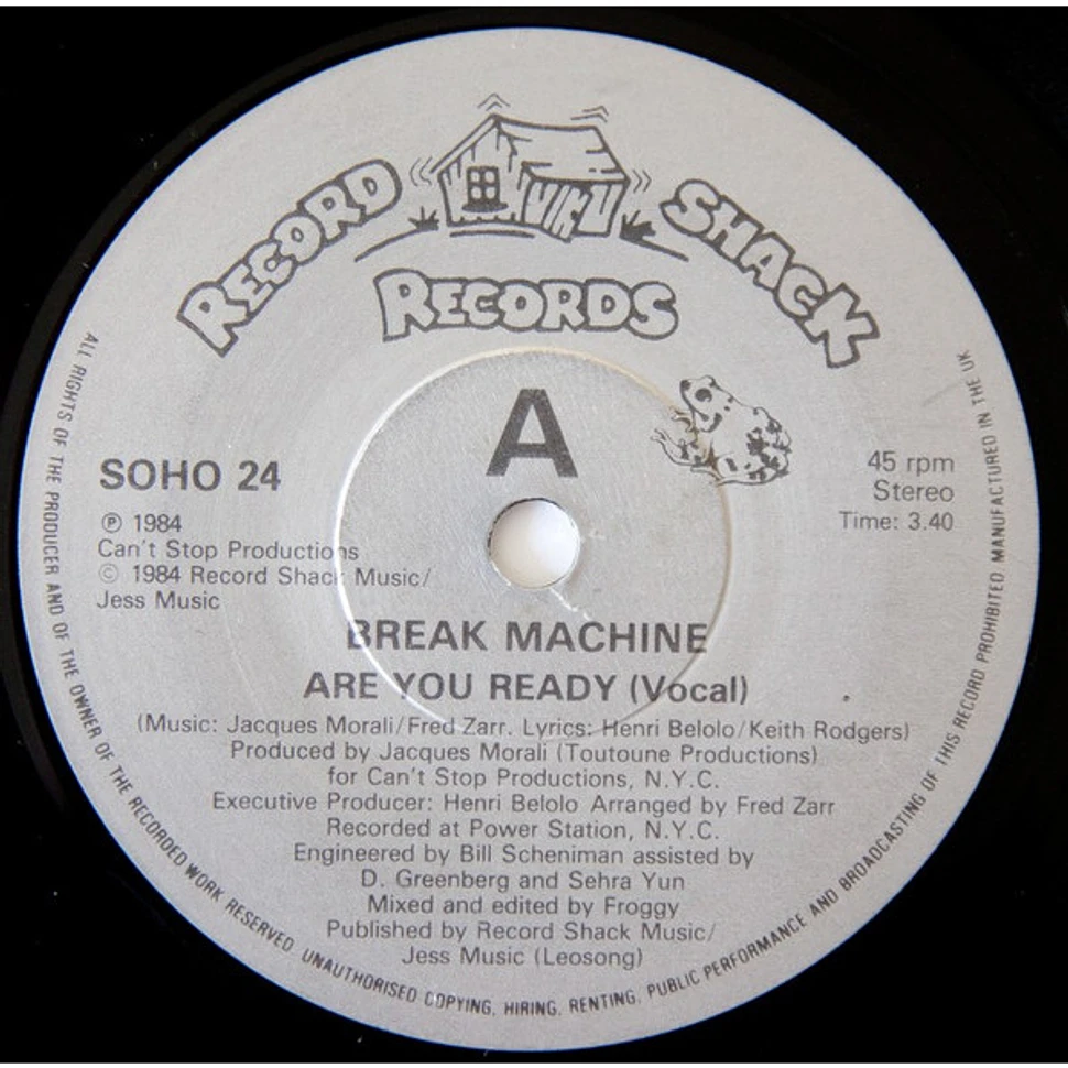 Break Machine - Are You Ready