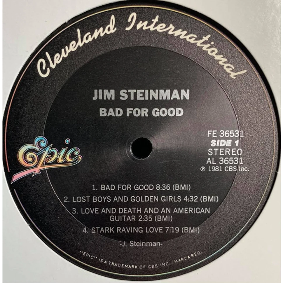 Jim Steinman - Bad For Good