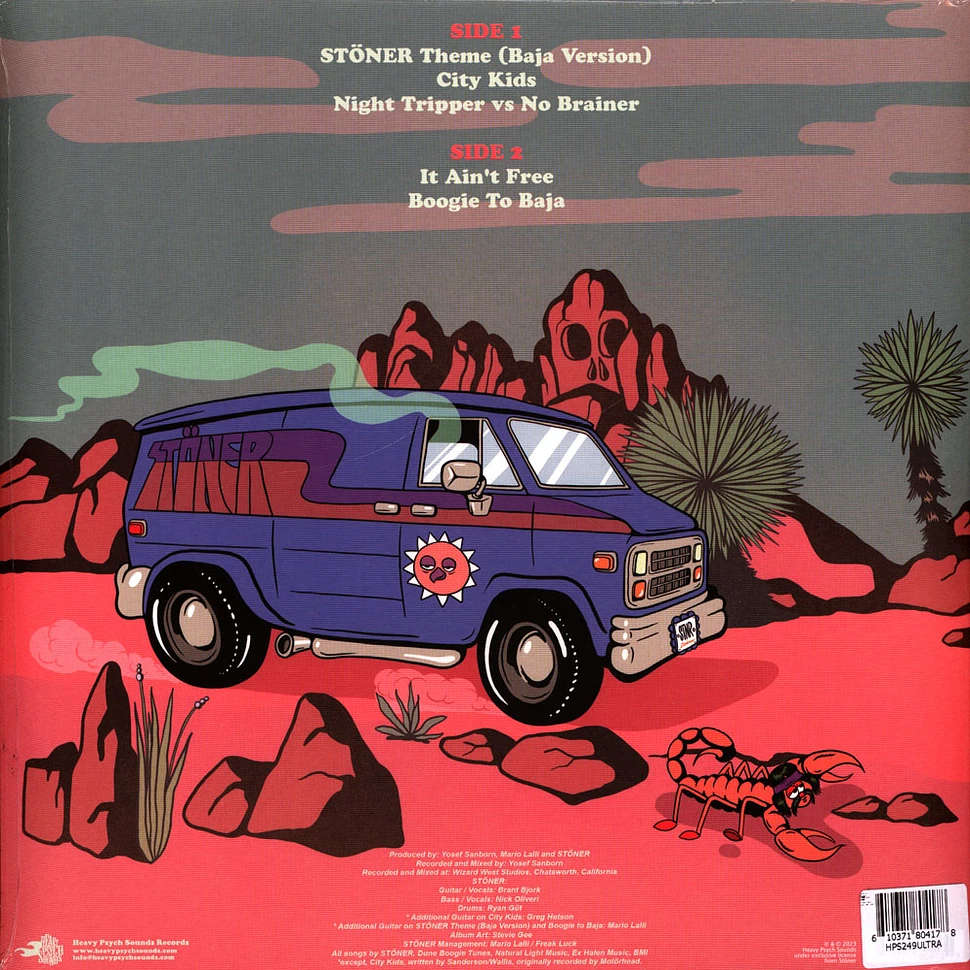 Stoner - Boogie To Baja Half/Half Blue-Hot Pink Vinyl Edition