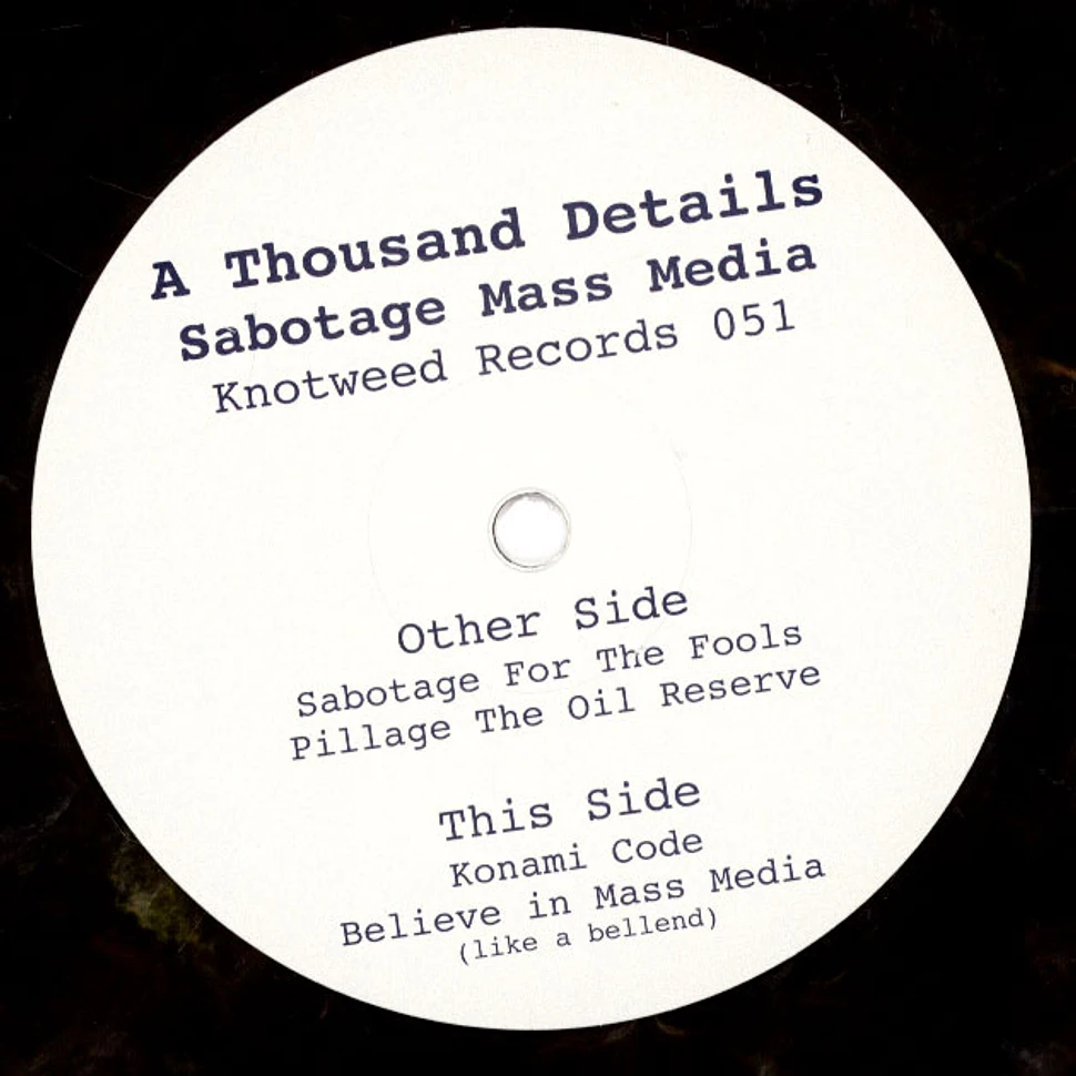 A Thousand Details - Sabotage Mass Media EP