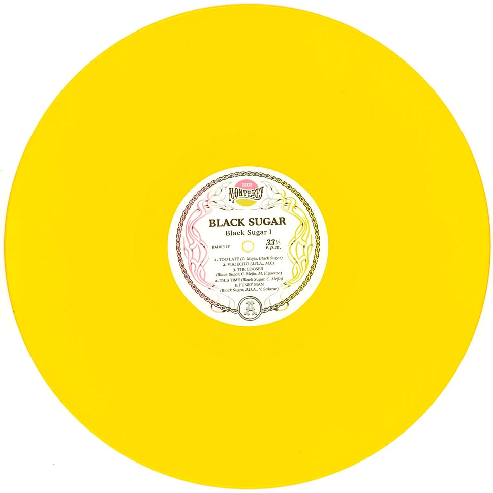 Black Sugar - Black Sugar Yellow Vinyl Edition