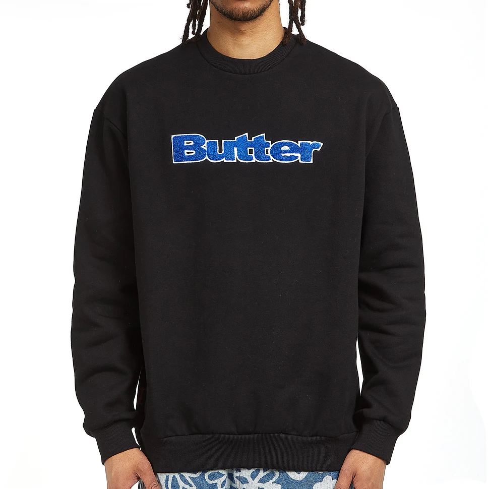 Butter Goods - Chenille Applique Crewneck Sweatshirt