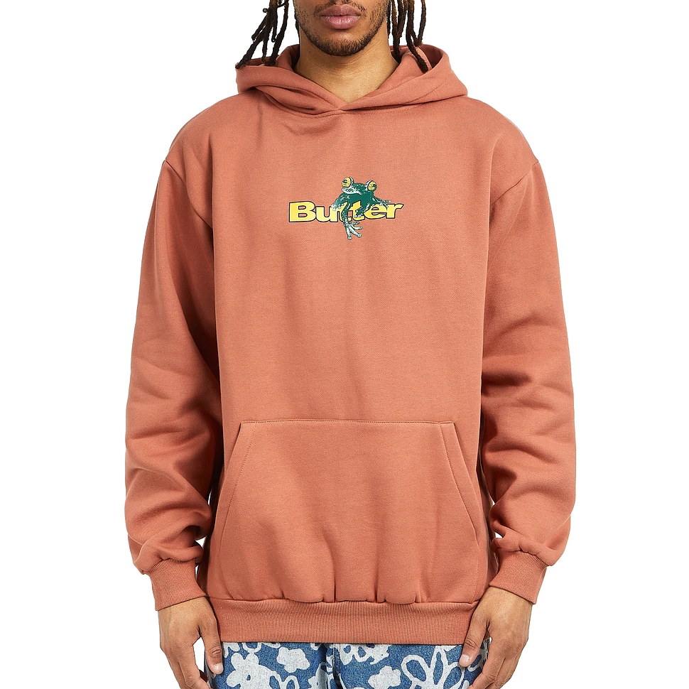 Butter Goods Tree Frog Logo Pullover Hood (Oak) HHV
