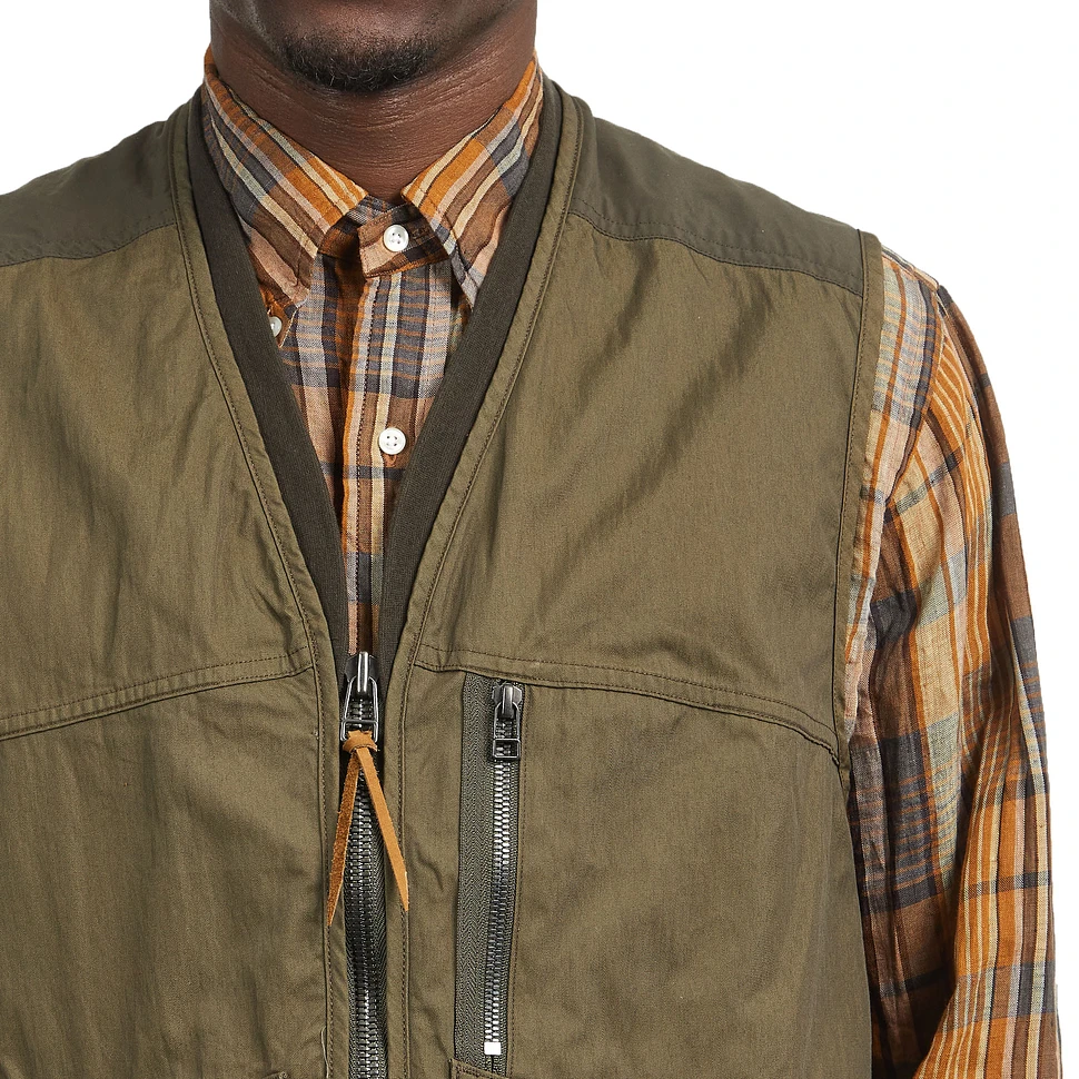 orSlow - Cotton Nylon Utility Vest