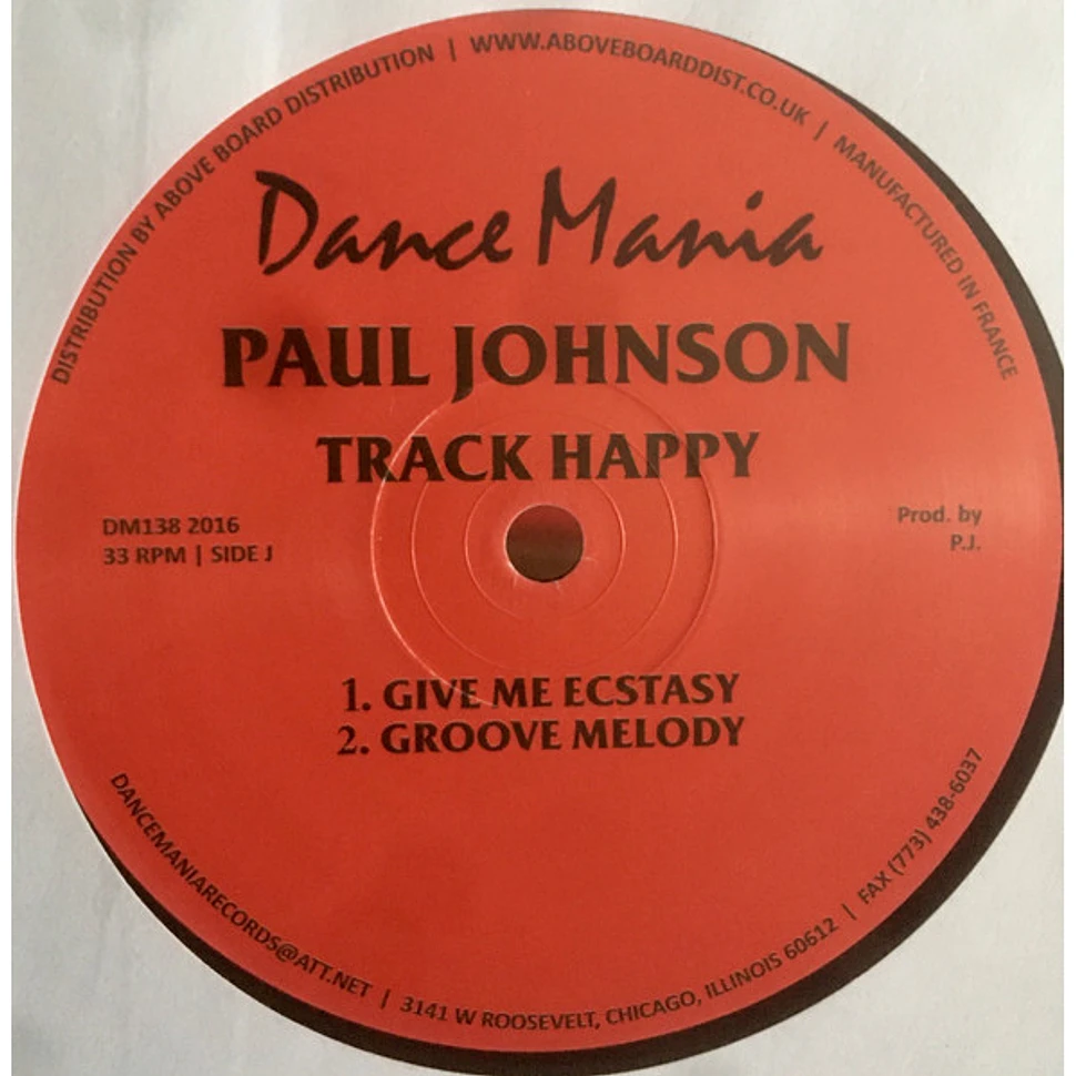 Paul Johnson - Sex Crazed / Track Happy