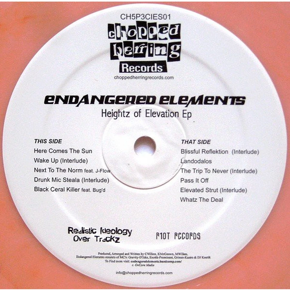 Endangered Elements - Heightz Of Elevation 93-94 EP