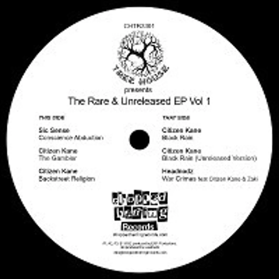 Sic Sense / Citizen Kane / Headnodz - Treehouse Presents The Rare & Unreleased EP Vol 1