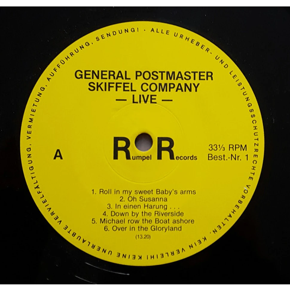 General Postmaster Skiffel Company - Live